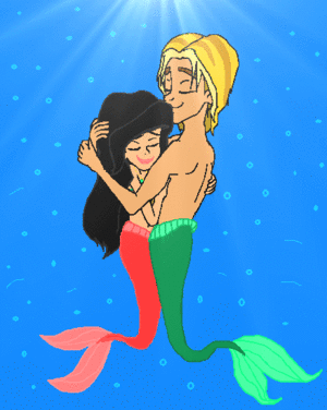  Melody and Alex from The Little Mermaid II Return to the Sea (Love)_