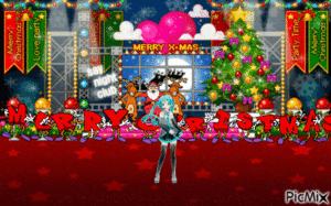  Merry natal from Hatsune Miku