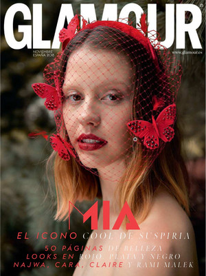 Mia Goth - Glamour Spain Cover - 2018