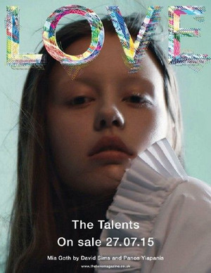  Mia Goth - l’amour Magazine Cover - 2015