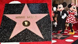  Minnie topo, mouse stella, star Walk Of Fame