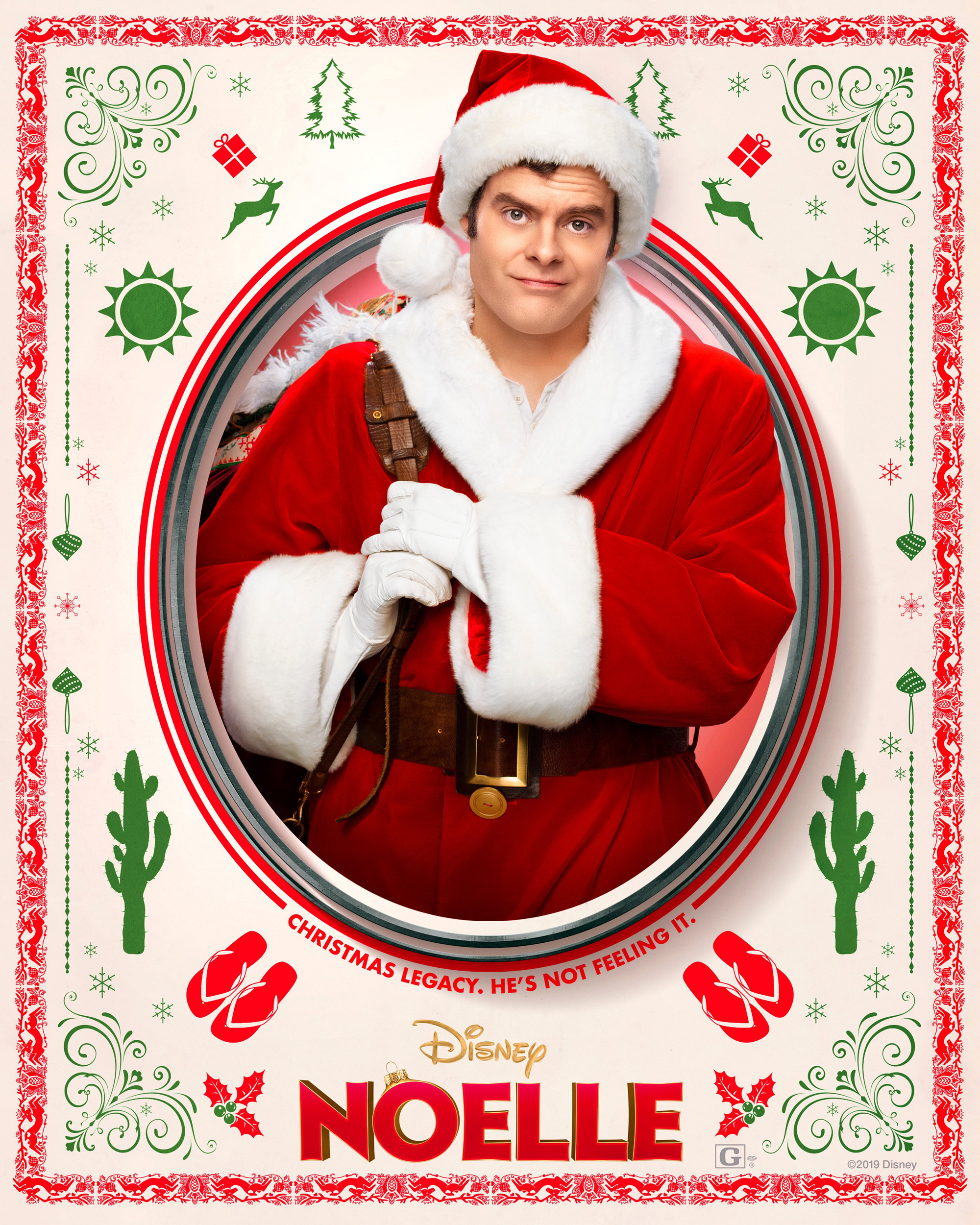 Noelle (2019) Character Poster - Bill Hader as Nick Kringle