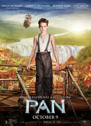  Pan (2015) Character Poster - Levi Miller as Peter Pan