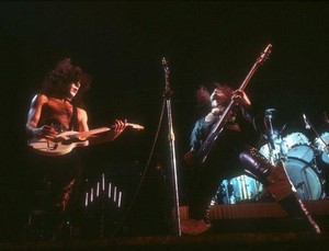  Paul and Gene ~Long Beach, California...January 17, 1975 (Hotter Than Hell Tour)