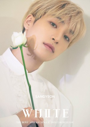 Sangyeon teaser images for special single 'White'
