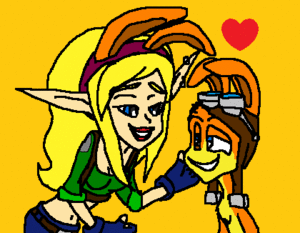  The Sweet Daxter and Tess (Jak II) Normal and Bunnies.