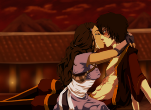  The Zutara kiss Finale kiss