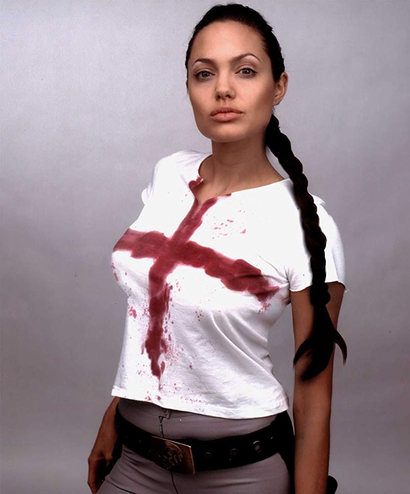 Tomb Raider Photoshoot - Angelina Jolie as Lara Croft