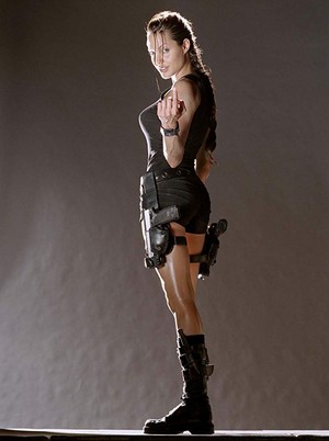  Tomb Raider Photoshoot - Angelina Jolie as Lara Croft