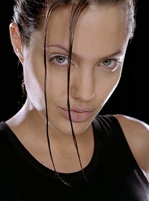  Tomb Raider Photoshoot - Angelina Jolie as Lara Croft