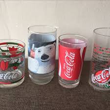  Vintage Coca Cola Drinking Glasses