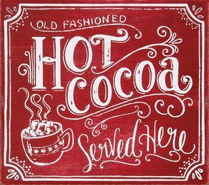  Vintage Hot kakao Sign ☕