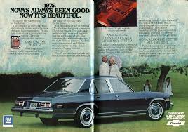  Vintage Promo Ad 1975 Chevy Nova
