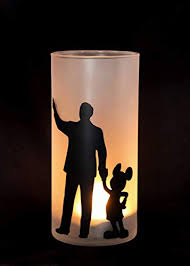  Walt disney And Mickey rato Candle Holder