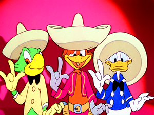  Walt 迪士尼 Screencaps – José Carioca, Panchito Pistoles & Donald 鸭