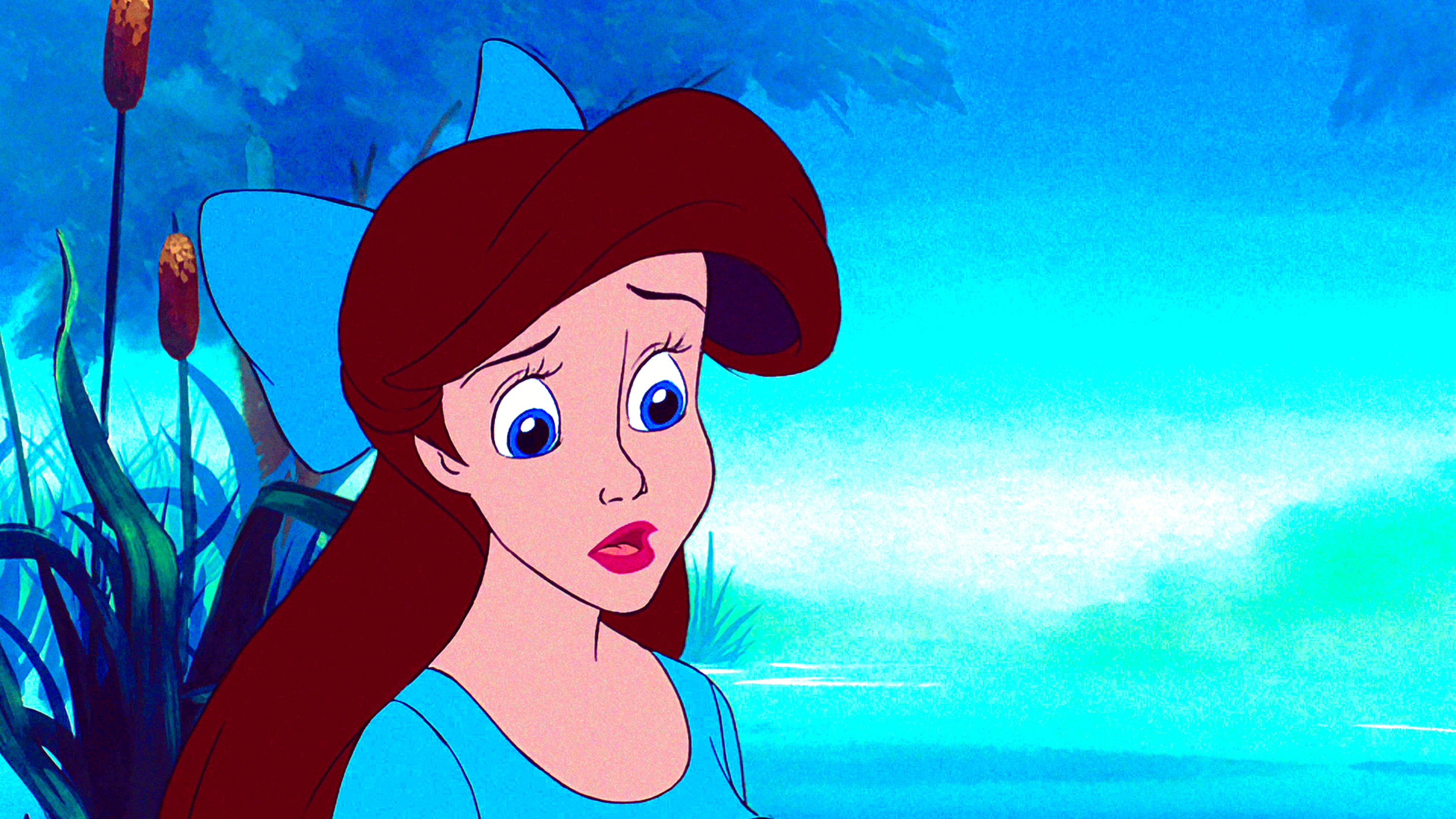 Walt Disney Screencapture of Princess Ariel from "The Little Mermaid&q...