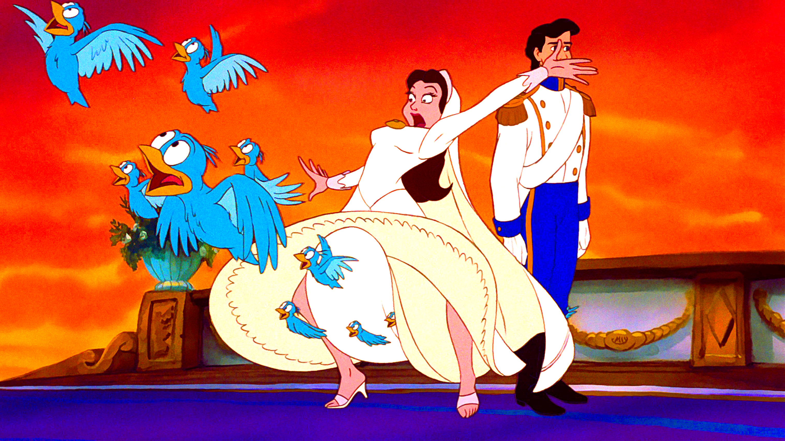Walt Disney Screencaps - The Blue Birds, Vanessa & Prince Eric - Walt ...