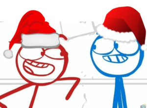  early xmas/ Red/Blue~