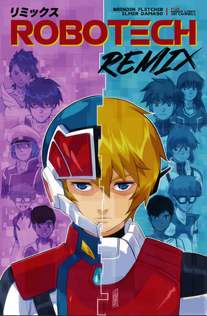 (Deep colored version) Robotech: Remix Volume-06 Coverart "A" 