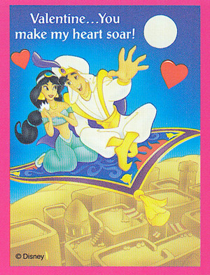 Aladdin - Valentine's Day Cards - Aladdin and Jasmine