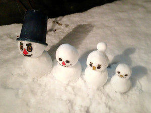 Animal Crossing Snowmen