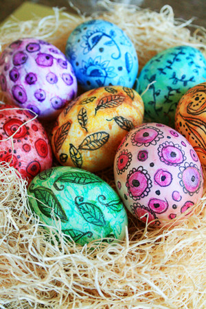 Beautiful Decorated Eggs 🐰