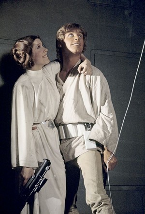  Carrie and Mark - BTS - nyota Wars (1977)