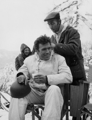  Clint Eastwood on the set of Where Eagles Dare (1968)