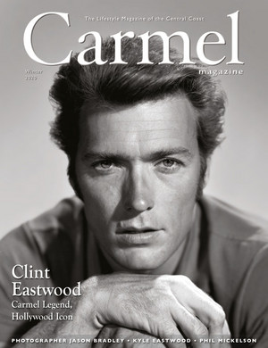  Clint on the cover of Carmel magazine, winter 2020