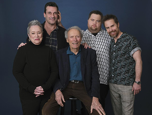 Clint with the cast of Richard Jewell  