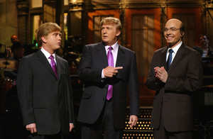  Darrell Hammond (as Donald Trump) with Donald Trump and Jimmy Fallon on SNL