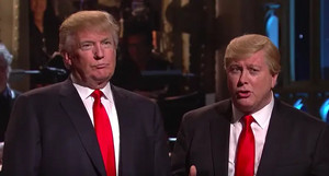  Darrell Hammond (as Donald Trump) with Donald Trump on SNL