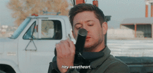 Dean and his grenade launcher ⇢ 15x10 - The Heroes’ Journey