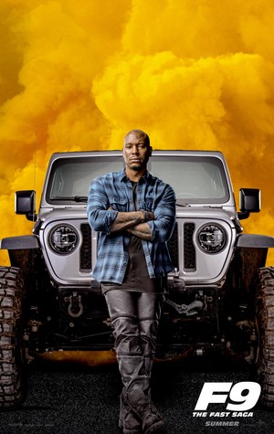  Fast and Furious 9 (2020) Character Poster - Tyrese Gibson as Roman Pearce