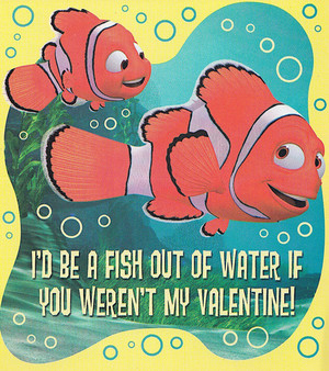  Finding Nemo - Valentine's jour Cards - Nemo and marlin
