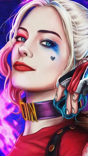  Harley Quinn drawing🦇