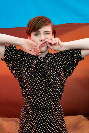  I Am Not Okay With This Cast in Flaunt - Sophia Lillis - 2020
