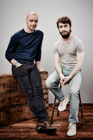 James McAvoy and Daniel Radcliffe - Comic-Con Portraits - 2015