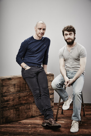  James McAvoy and Daniel Radcliffe - Comic-Con Portraits - 2015