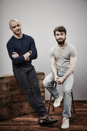  James McAvoy and Daniel Radcliffe - Comic-Con Portraits - 2015