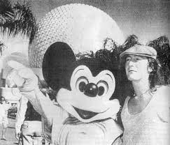Julian Lennon Visiting Disneyworld