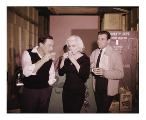  Marilyn Monroe, Gene Kelly, Yves Montand~Set of "Let's Make Love"~1960