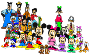  Mickey and his Family and Friends.