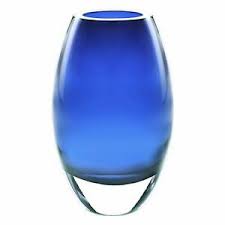  Midnight Blue Crystal پھول Vase