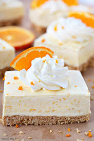  주황색, 오렌지 Creamsicle Bars