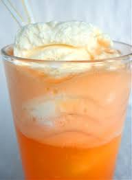  laranja Crush Ice Cream Float