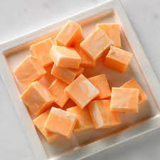  naranja Marble dulce de azúcar, fudge