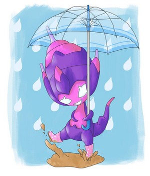  Rainy día Poipole