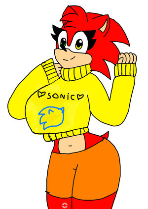  Sakileven’s new baju panas, sweatshirt (sonic)