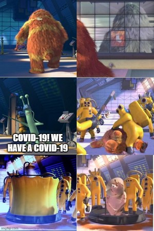  So COVID 19 is our technical 2319 situation just like in monsters inc